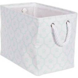 Contemporary Home Living Bone Dry Paw Lattice Print Dog Bin