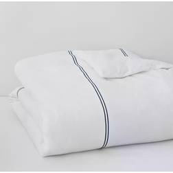 SFERRA Grande Hotel Twin Duvet Cover White, Blue (218.44x172.72cm)