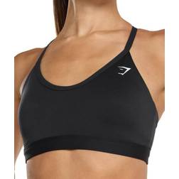 Gymshark V Neck Sports Bra - Black