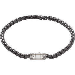 John Hardy Rata Chain Bracelet - Silver/Black