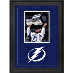 Fanatics Tampa Bay Lightning Brayden Point Deluxe Framed Autographed 8" x 10" 2020 Stanley Cup Champions Raising Cup Photograph