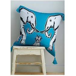 Pineapple Elephant Tembo Tasselled Cushion Christmas Decoration