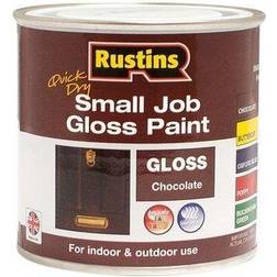 Small Job Gloss Paint Chocolate 250ml Rustins