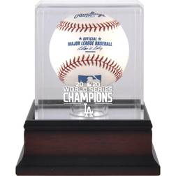 Fanatics Los Angeles Dodgers 2020 MLB World Series Champions Mahogany Logo Baseball Display Case