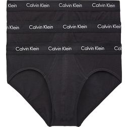 Calvin Klein Cotton Stretch Briefs 3-pack - Black