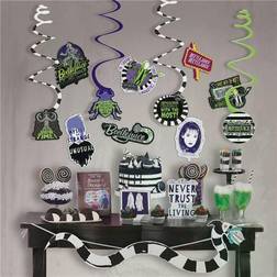 Amscan Halloween Beetlejuice Room Decorating Kit, Multicolor