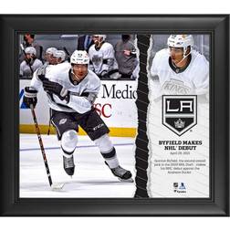 Fanatics Los Angeles Kings Quinton Byfield Framed 15" x 17" NHL Debut Collage