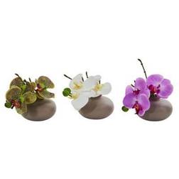 Nearly Natural Phalaenopsis Orchid Artificial Arrangement Decorative Item 3pcs