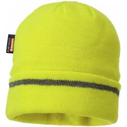 Portwest Reflective Trim Knit Hat Unisex - Yellow
