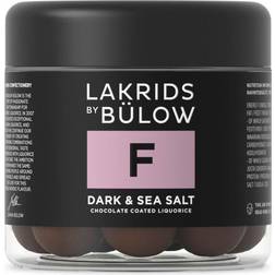 Lakrids by Bülow F - Dark & Sea Salt 125g