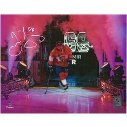 Fanatics Florida Panthers Autographed 11" x 14" Red Jersey Pregame Intro Photograph Jaromir Jagr