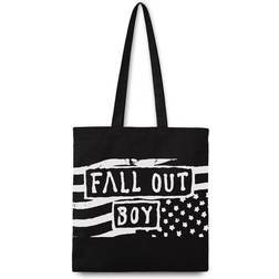 Fall Out Boy Rocksax Flag Shoulder Bag black white