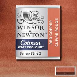 Winsor & Newton Cotman Watercolor Red Copper, Half Pan