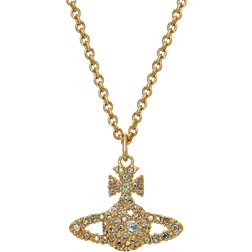 Vivienne Westwood Grace Bas Relief Pendant Necklace - Gold/Blue