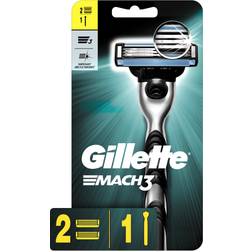 Gillette Mach3 Razor Handle + 2 Cartridges