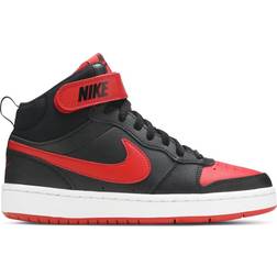 Nike Court Borough Mid 2 GS - Black/White/University Red