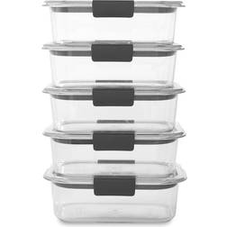 Rubbermaid Brilliance Food Container 5pcs 0.757L