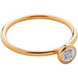 Monica Vinader Essential Ring - Gold/Diamond