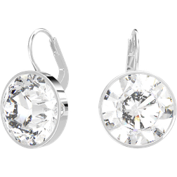 Swarovski Bella Drop Earrings - Silver/Transparent