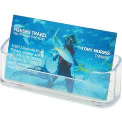 Deflecto Business Card Holder 70101 Transparent