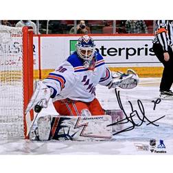 Fanatics Henrik Lundqvist New York Rangers Autographed Stick Save Photograph