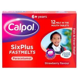 Calpol Paracetamol Strawberry Fastmelts, 6 yrs