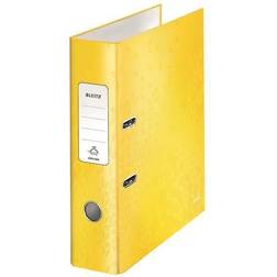 Leitz 180° WOW Laminated Lever Arch File. 80mm. A4. Yellow.