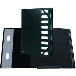 Exacompta Expanding File Harmonika A4 Black plastic 320 x 240 x 15 mm