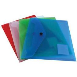 Q-CONNECT Polypropylene Document Folder A5 Assorted Pk 12 KF03609