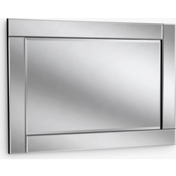 Simple Contemporary Black 120cm Wall Mirror