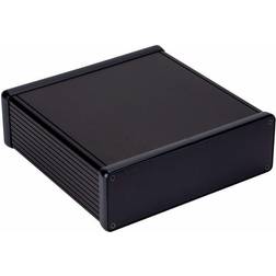 Hammond 1455T1601BK Extruded Aluminium Enclosure 163 x 160 x 51.5mm Black