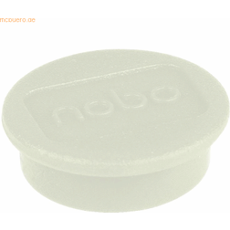 Nobo Whiteboard Magnets White 24mm, 10 pack