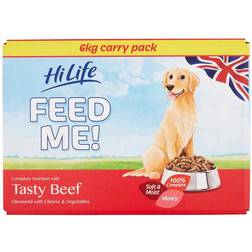 HiLife FEED ME! Beef Fresh Vegetables with Cheese Dog Food 6kg