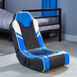 X-Rocker Shadow 2.0 Floor Gaming Chair, Blue