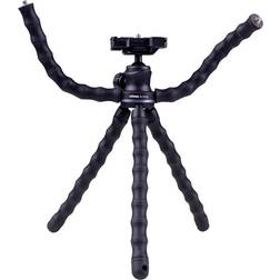 Dörr DOeRR Vlogging Octopus Special-purpose 1/4 Working height=15 28.5 cm Black incl. mobile phone holder, Ball head