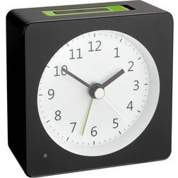 TFA Dostmann 60.1031.01 Quartz Alarm clock Black Alarm times 1