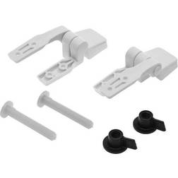 Jabsco Marine Manual Toilet Hinge Set White