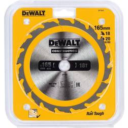Dewalt DT1933 Cordless Construction Cordless Circular Saw Blade 165 x 20mm x 18T