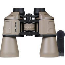 Praktica Falcon 10x50mm Field Binoculars Sand Universal Tripod Mount Adapter