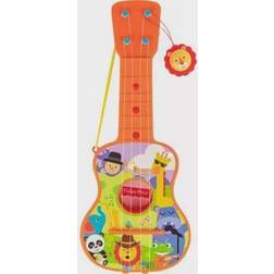 Claudio Reig 4 String Guitar In Case, Multicolored 2725