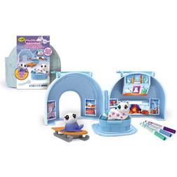 Crayola Washimals Arctic Adventure Toys Igloo Set For Painting And Bathing