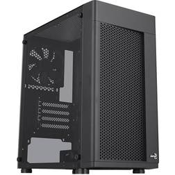 AeroCool Hexform-G-BK-v1 Midi-Tower, Tempered Glass