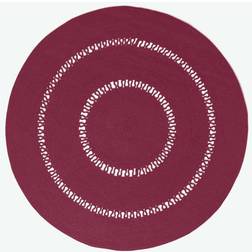 Homescapes Crochet Braided Round Rug