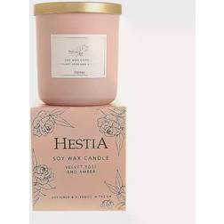 Hestia 240g Deluxe Velvet Rose & Amber Scented Candle