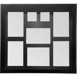 Premier Housewares Black 8 Photo Multi Photo Frame