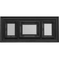 Premier Housewares Vintage Style Black Style 3 Photo Frame