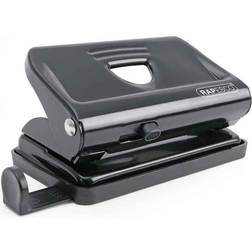 Rapesco 2-Hole Metal Punch, black