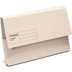 Exacompta Guildhall Document Wallet Foolscap Buff (50 Pack)