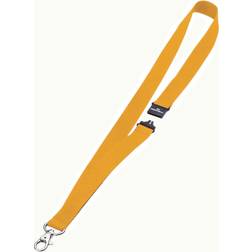 Durable Textile Lanyard Yellow 20mm with Safety Release Pack of 10