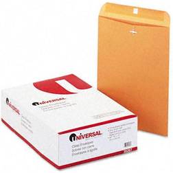 Universal 35267 Kraft Clasp Envelope Side Seam 28lb 10 x 13 Light Brown 100/box